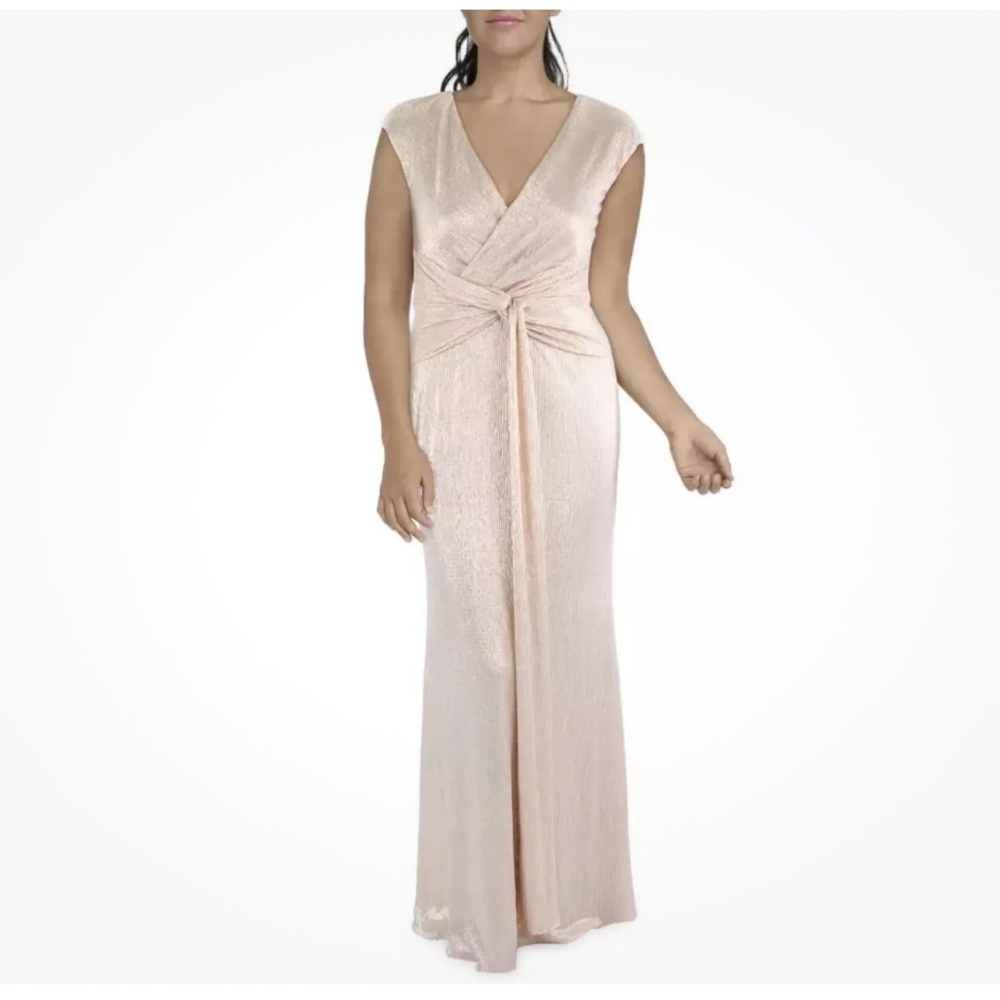 Elegant Cream Evening Gown